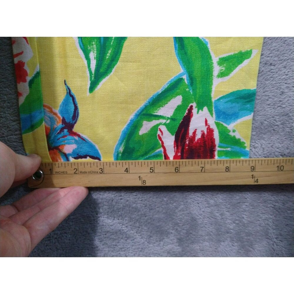 Ralph Lauren Pants Womens 14W Linen Cottagecore Floral Tropical Coastal Beachy - Picture 6 of 9